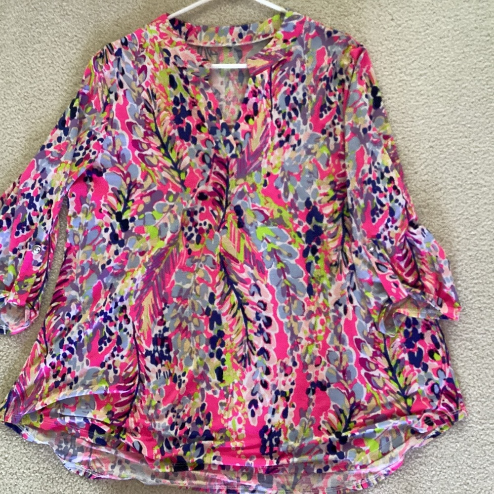 Colorful tunic top
